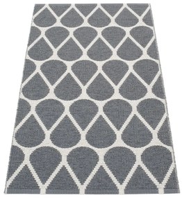 Sötétszürke kültéri-beltéri szőnyeg 70x140 cm Otis Granit – Pappelina