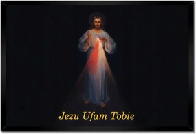 Poszterek keretben 60x40 Jézus Bízom benned