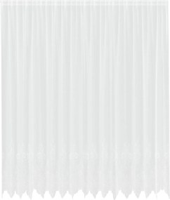 vidaXL Csipkés Függöny függönyökkel Fehér 280 x 400 cm Poliészter