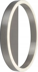 Fali lámpa szálcsiszolt alumínium kerek 25cm Led 15W Thrac Rabalux