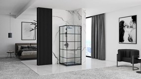 Zuhanykabin Rea Concept Black 80x80