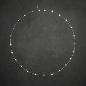 LED függő dekoráció CIRCLE Ø 70 cm, ezüst