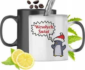 Mágikus Karácsonyi Színváltó Bögre fényképes nyomtatással