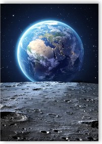 Föld Hold Kozmosz poszter 30x40 cm nyomtatás #214