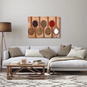 Kép - fűszerek a kanálon (90x60 cm)