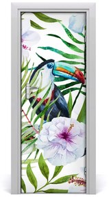 Fotótapéta ajtóra Hawaii mintás 75x205 cm