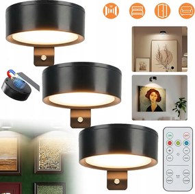 3X Szabályozható Fali Lámpa Képekhez És Kirakatokhoz, Led Olvasó Falikarok