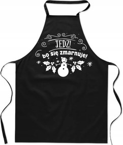 Konyhai Kötény vicces nyomattal Egyél, Mert Elpazarolod A Karácsonyi Ajándékot