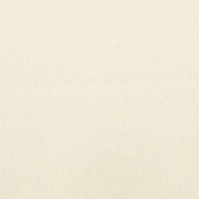 2 db krémfehér szövet raklapkanapé-párna