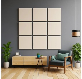 Akusztikus panel SILENCE 58x58 cm krémes