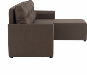 Univerzális ülőgarnitúra, barna, PLAY