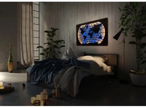 Li-Go 4709/DUB2 - LED RGBW fali dekorációs lámpa LED/24W/230V 125x74 cm tölgy + távirányító