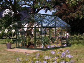 üvegház VITAVIA URANUS 8300 tiszta üveg 3 mm zöld színű LG1041