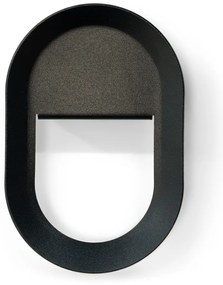 Fekete fali acél akasztó Coucou – Spinder Design