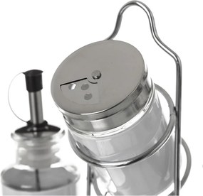 Ecet- és olajtartó készlet állvánnyal 4 db-os – Casa Selección