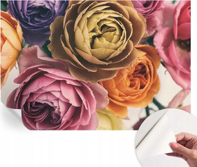 Fotótapéta Fali tapéta Hálószobába és Nappaliba Színes rózsák 152x104 cm