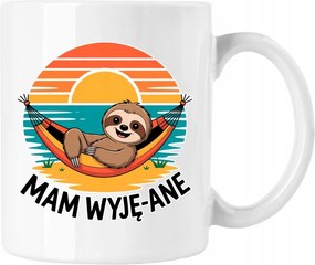 Bögre lajhár lusta mém vicc 2 Fehér 330ml