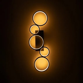 BRILAGI - LED dimmelhető mennyezeti lámpa RINGO LED/34W/230V fekete + távirányító