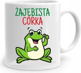 Bögre Ajándék Lányának Békás Lánya fényképes nyomtatással