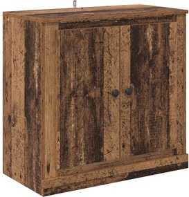 vidaXL Széf Öreg fa 70 x 35,5 x 67,5 cm Faanyag