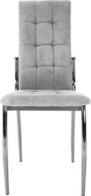 Szék, szürke szövet/fém, ADORA 2 NEW