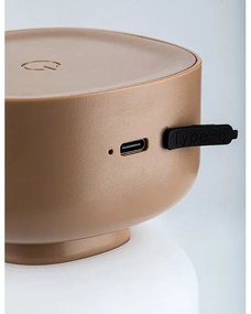 Rabalux 77143- LED Dimmelhető újratölthető érintős kültéri asztali lámpa FUNES LED/3W/5V IP44 barna