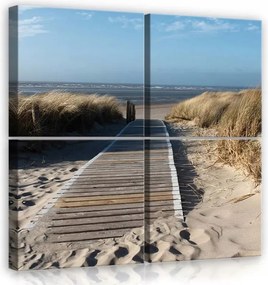 Vászonkép 50x50 Tengerpart óceán nyár természet nyugalom horizont ég dekoráció