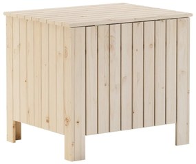 RANA tömör fenyőfa tárolóláda fedéllel 60 x 49 x 54 cm