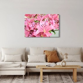 Kép - Rózsaszín liliomok (90x60 cm)