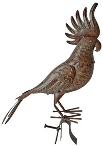 Fém kerti dekoráció Cockatoo Philipp – Garden Pleasure