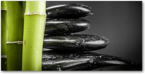 Fotó vászonkép edzett üveg Bambusz 140x70