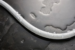 Hansgrohe Designflex, textil zuhanycső 1250 mm, fehér matt, HAN-28220700