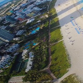 Kép - Miami, Florida (órával) (90x30 cm)