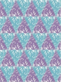 Fotótapéta flizelina Rombusz türkiz és levendula szín geometria 206x275 +ragasztó