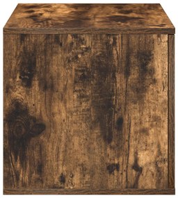 Füstölt Tölgy Tároló Szekrény 118x41x40 cm Mérnöki Fa
