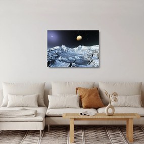A világűr képe (üvegen) (70x50 cm)