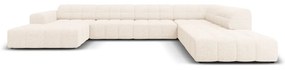 Krémszínű sarokkanapé (jobb oldali-U alakú) Chicago – Cosmopolitan Design