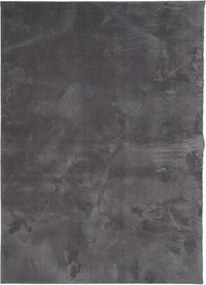 vidaXL HUARTE antracit rövid szálú puha és mosható szőnyeg 240x340 cm