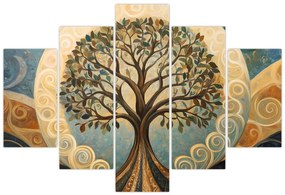 Kép – Életfa és spirálok (150x105 cm)