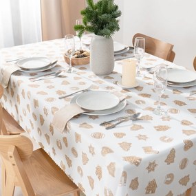 Goldea karácsonyi teflonbevonatú asztalterítő - mézeskalácsok 80 x 80 cm