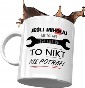 Bögre Mikulás Barát Ajándék Nyomtatott Fotóval