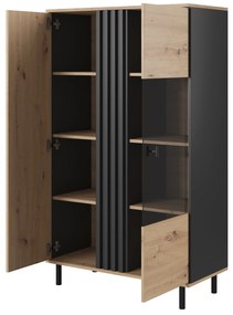 Vitrin Madeira (artisan tölgy  + fekete antracit). 1071361