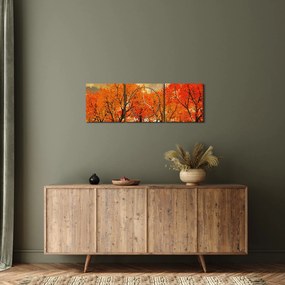 Kép - Ősz (órával) (90x30 cm)