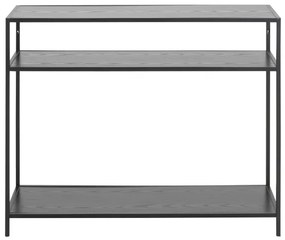 SARON konzolasztal fekete színben