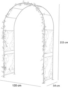 Kerti pergola 135 x 54 x 215 cm | jaks