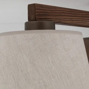 Brilagi - Felületre szerelhető csillár LATTE 3xE27/15W/230V fenyő/fehér