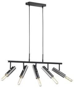 Fischer & Honsel 60369 - Csillár zsinóron DEAN 5xE27/25W/230V