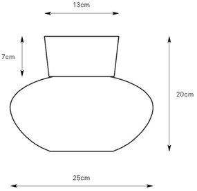 Markslöjd 109025 - Mennyezeti lámpa MALAGA 1xE27/40W/230V, átmérő 25 cm, matt króm