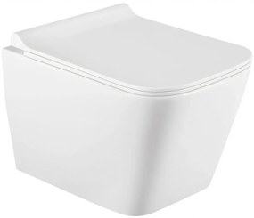 Akasztókészlet Mexen Fenix + WC TEO Perem nélküli 51 x 35 cm + lassan eső deszka Slim, 60100 + 30850700