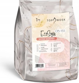 Szójaviasz gyertyåkhoz EcoSoya CB-135 1kg öntött gyertyåk